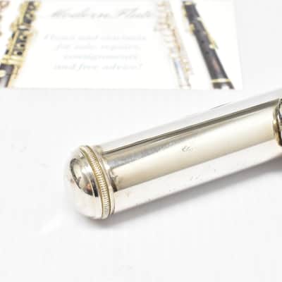 Used Jupiter Capital Edition Student Flute Silver Plated Offset G & C Foot w/ D# Roller Just Serviced image 4