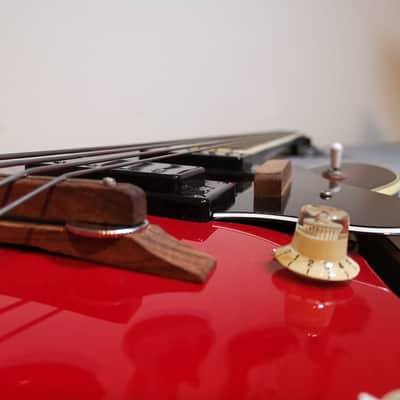 *MINT* 1968-1970 Univox Bass (Japan) - Red Burst image 14