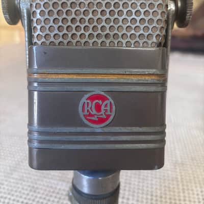 RCA 44-BX Ribbon Microphone 1950’s Umber Gray- NBC STAMP image 2