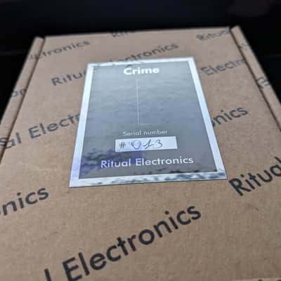 Ritual Electronics Miasma Distortion + Crime II Expander (LP, HP, All-Diodes Knobs) - Black image 13