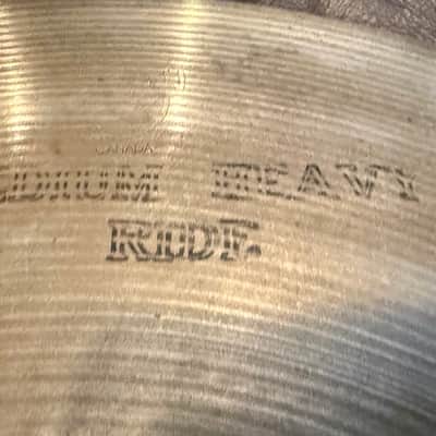 Sabian 20" Pre-AA Medium Heavy Ride Cymbal 1981 - 1984 - Natural image 2