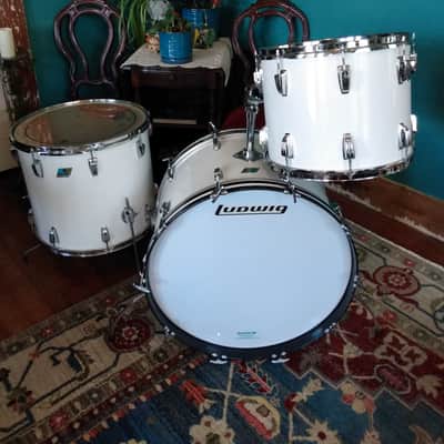 70s Ludwig Kit - 24/15/18 w/ Multiple Tom Mounts image 7