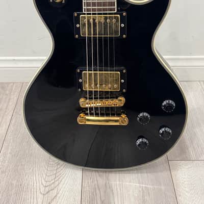 Greg Bennett AV7 Black Electric Guitar W/ Gig Bag image 2