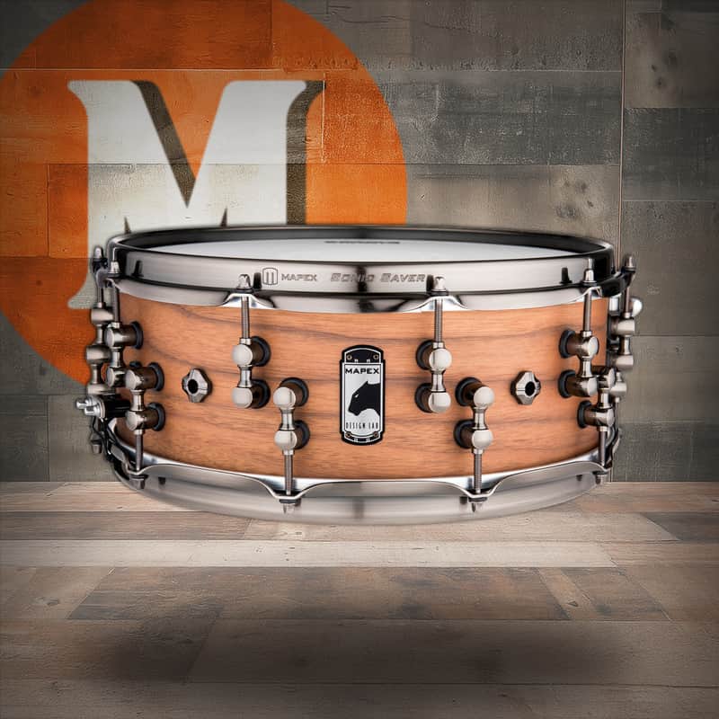 Mapex Black Panther Design Lab Machine Snare Drum - 5.5 x 14 In. - Natural Satin (BPDLMW4550LNW) image 1