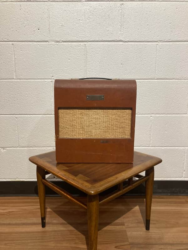 Silvertone Model 1430 3-Watt 1x6 Guitar Combo 1950s - Brown with Light Grille image 1