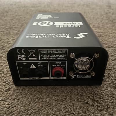 Two Notes Torpedo Captor Loadbox / Attenuator / DI - 16 Ohm 2010s - Black image 2