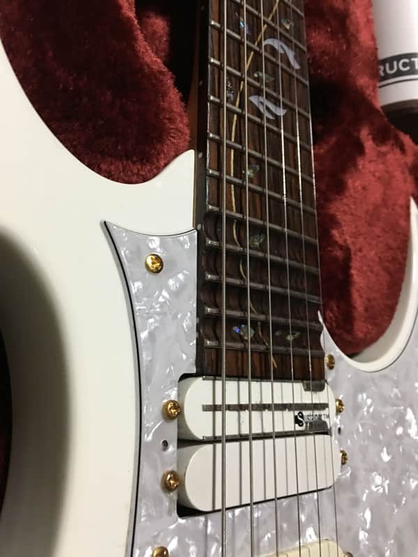 Ibanez JEM7V-WH JEM Steve Vai Signature HSH Electric Guitar | Reverb