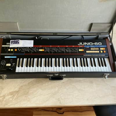 Roland Juno-60 61-Key Polyphonic Synthesizer 1982 - 1984 - Black image 5