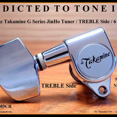 VINTAGE Takamine G Series JinHo Tuner SINGLE / TREBLE Side / OEM / 6 String image 1