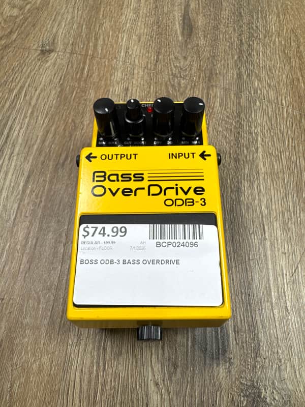 Boss ODB-3 Bass OverDrive (Silver Label) 1994 - Present - | Reverb