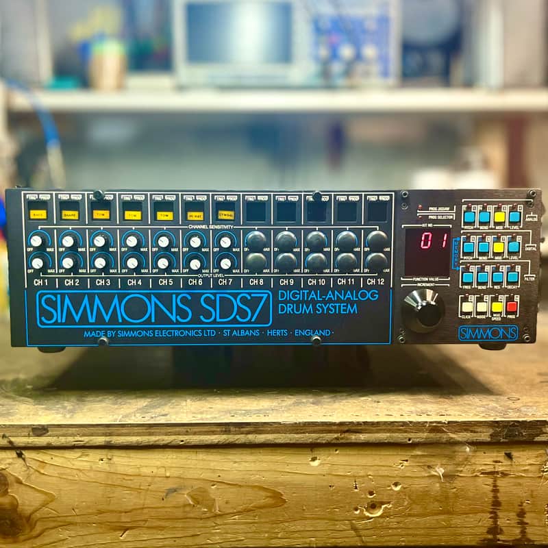 SIMMONS SDS7 ELECTRONIC DRUM SYNTHESIZER image 1