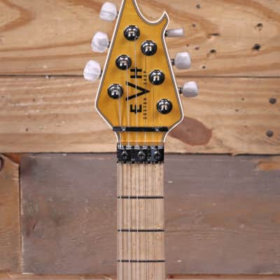 EVH NAMM Limited Edition USA Custom Shop Wolfgang Quilt Top Trans Amber w/ Case image 6