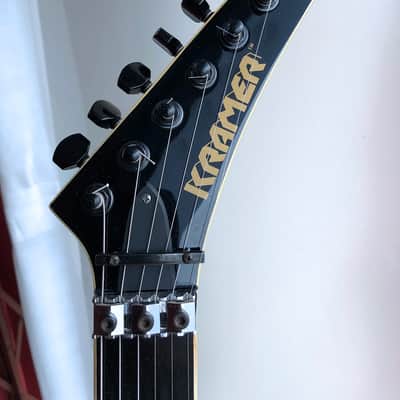 1987 MIJ By ESP Kramer Bluesbreaker 308, Metallic Gun Metal Grey, OFR, Gig Bag image 3