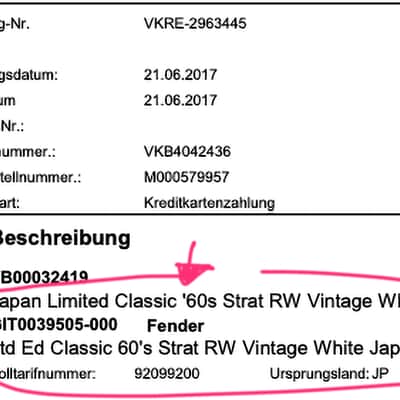 Fender Japan Strat 60's Classic RW Reissue - Body 2017 - Vintage White + Original Pickguard image 10