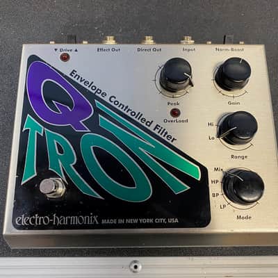 Electro-Harmonix Q-Tron Envelope Filter 1990s - Silver / Black / Teal image 2