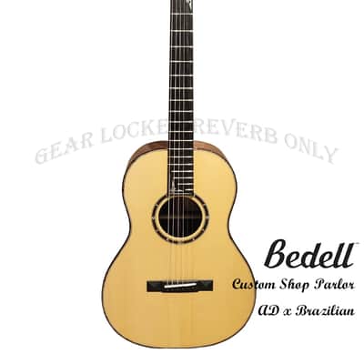 Bedell FS-P-AD/BR Fireside Parlor Adirondack Spruce & Brazilian Rosewood handcraft guitar image 7