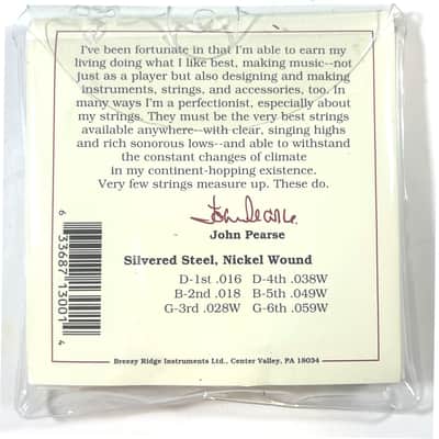 JJohn Pearse Guitar Strings 2 Sets Resonator Resophonic Nickel Wound G Tuning image 3