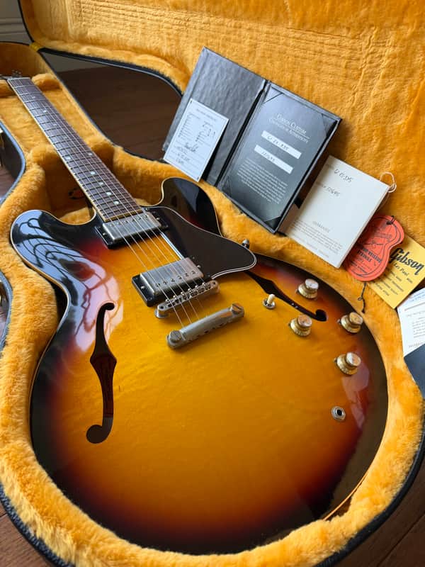 2022 Gibson Custom Shop ES-335 ‘61 Reissue VOS - Vintage Burst