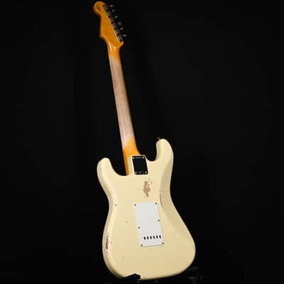 Fender Custom Shop '62 Stratocaster HSS w/ Alder Body, Relic- Vintage White 2026 (R152070) image 16