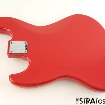 Fender American Professional Classic Jazz Bass LOADED BODY Bass Faded Dakota Red image 3