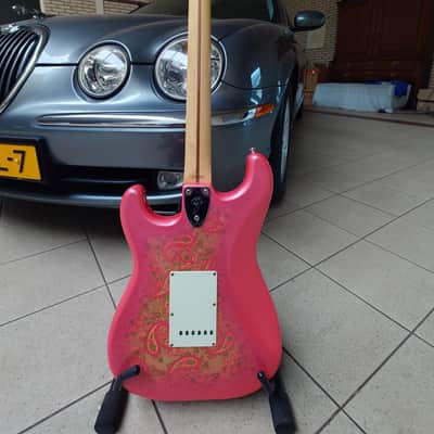 Fender Paisley Stratocaster 72 Made.in Japan 1995 - Pink Paisley image 2