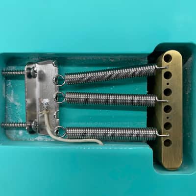 USA Custom Guitar Parts Caster S-Style Satin Sea Foam Green W/Case image 6