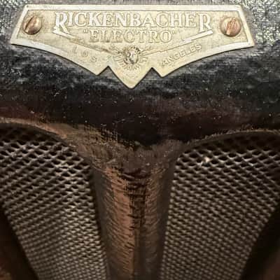 1942 Rickenbacher 200A Tube Amp & Late 40s Model B Bakelite Lap Steel Combo | HISTORIC PACKAGE image 7