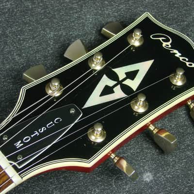 Vintage 1970s Penco "Lawsuit Era" Les Paul Custom Electric Guitar W/Case image 8