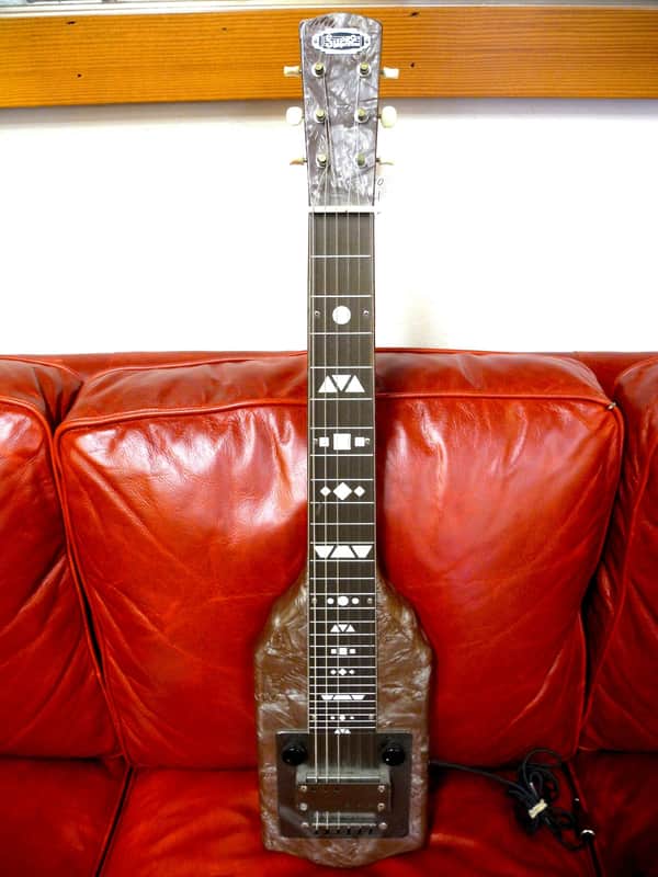Supro Lap Steel  Brown image 1