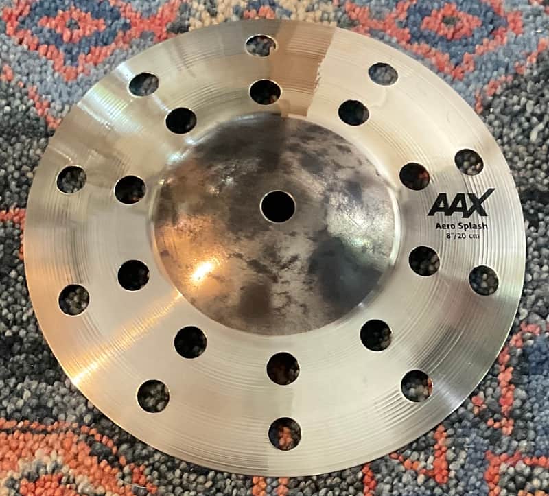 Sabian 8" AAX Aero Splash Cymbal - Brilliant Finish image 1