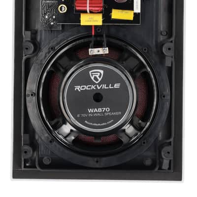 2 Rockville WA870 8" 70V Commercial/Restaurant In-Wall Speakers 50W/25W/12W/6W image 7