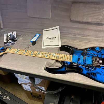 Ibanez JEM77P-BFP Steve Vai Signature 2015 - Present - Blue Floral Pattern image 10