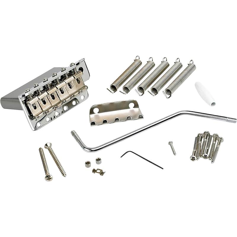 Fender Left Handed Tremolo Assembly Regular Chrome image 1