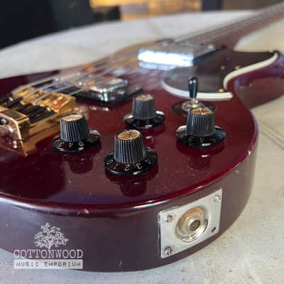 Vintage 1970s Greco EB420 Bass Guitar – Cherry Red (Made in Japan) image 20
