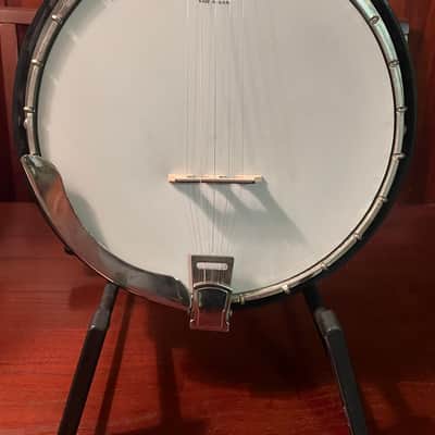 Saga Vintage 5-String Resonator Banjo Mahogany 1976 image 2