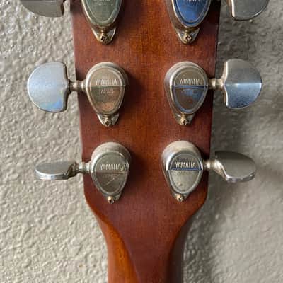 Yamaha SJ-180 1980s Taiwanese Acoustic Guitar image 8