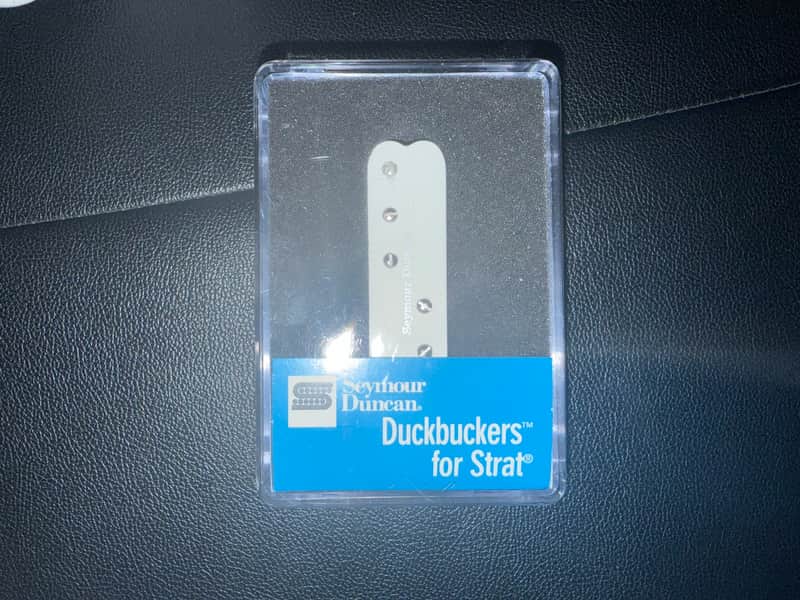 Seymour Duncan SDBR-1b Duckbucker Strat has Bridge Pickup 2025 - White image 1