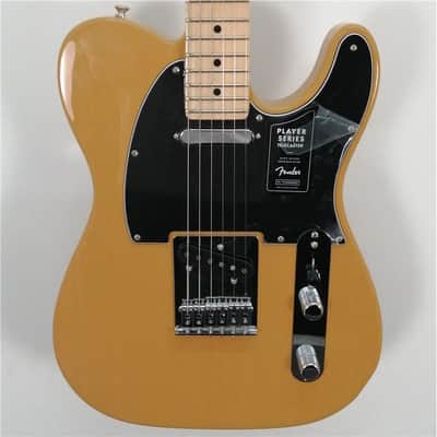 Fender Player Telecaster, Blackguard, Maple Neck, Butterscotch Blonde, Ex-Display image 1
