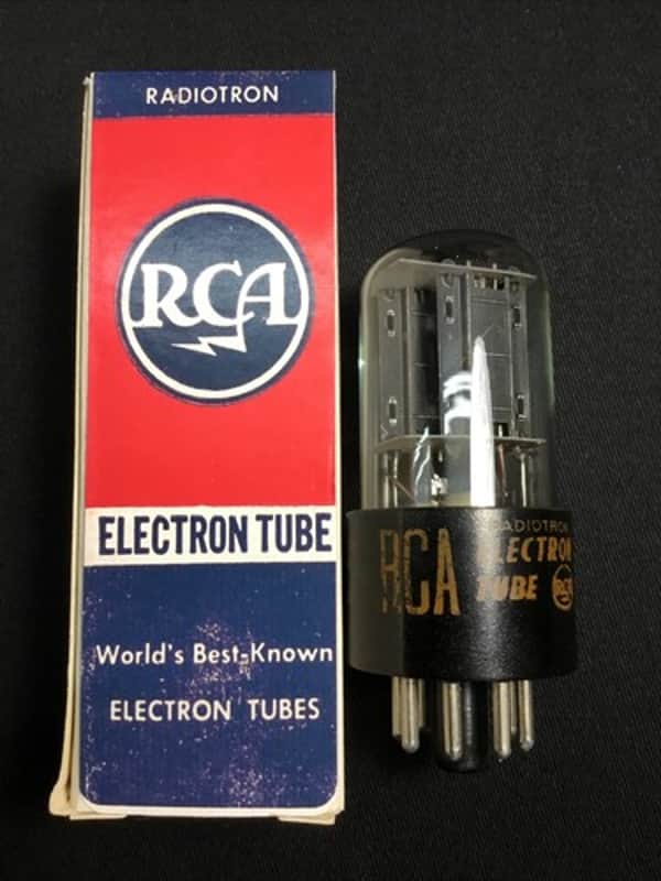 RCA 6SN7GTB Audio Amplifier RADIO VACUUM TUBE Tested Strong VINTAGE USA 6.2704-D image 1