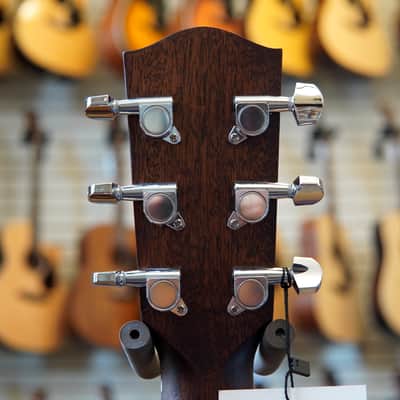 Eastman PCH2-TG-BK Sitka Spruce/Rosewood Travel Acoustic Guitar Black w/Padded Gig Bag image 8