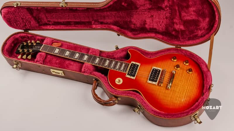 Gibson USA Les Paul Standard Plus Limited Edition Yamano Japan Exclusive 1998 Cherry Sunburst AAA Flame Top Near Mint OHSC image 1