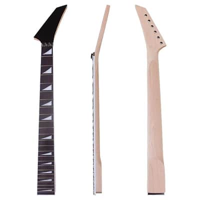 Maple Wood Guitar Neck, 24 Frets Rosewood Fingerboard, Locking Nut image 7