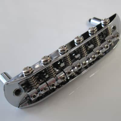 Fender Mustang Bridge with Height Adjustable Saddles 0081239049 image 2