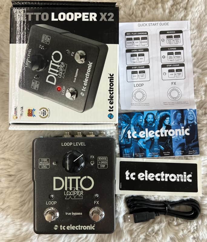 TC Electronic DITTO X2 LOOPER Looper Pedal -Dedicated Stop Button & Loop Effects image 1
