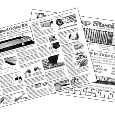 2x4 Lap Steel Guitar Kit - the DIY Slide Guitar - You supply the 2x4! image 5