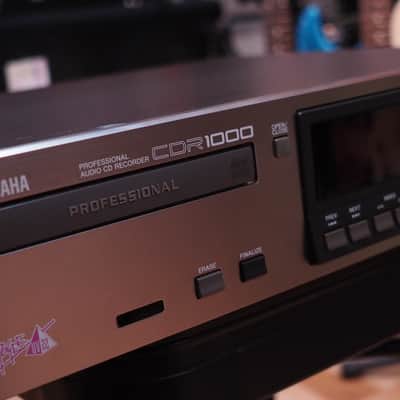 Yamaha CDR-1000 Professional audio cd recorder image 1