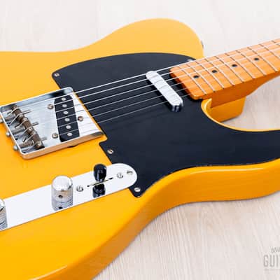 1993 Fender American Vintage '52 Telecaster Butterscotch, Near-Mint w/ Tweed Case, COA image 6
