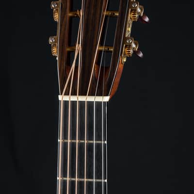 Bourgeois OMS DB Signature Figured Mahogany and Aged Tone Bearclaw Adirondack Spruce Sunburst Used (2022) image 12