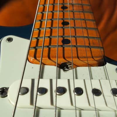 1954 Fender Stratocaster - Lake Placid Blue factory refin + HSC image 10