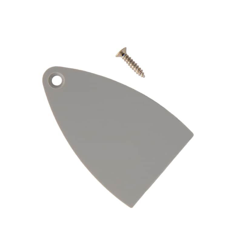 PRS SE Silver Sky Truss Rod Cover, Grey Plastic image 1
